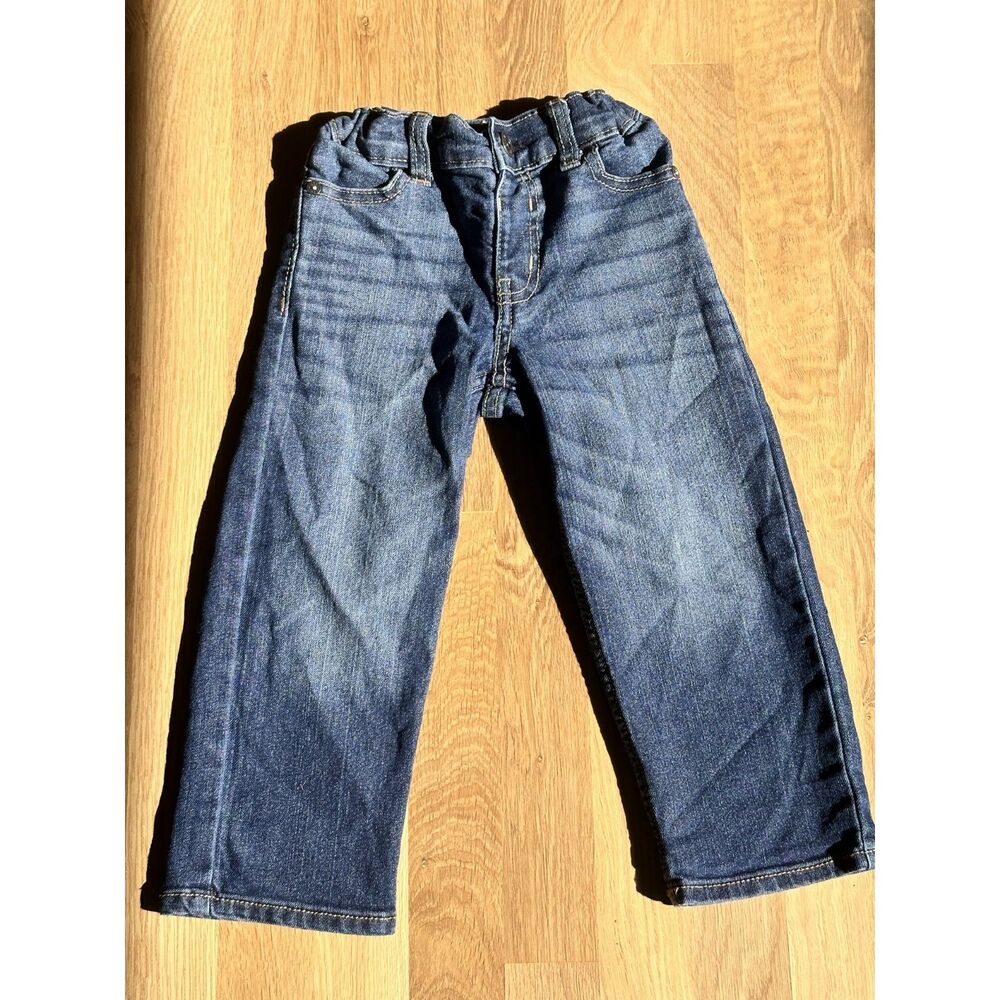 OshKosh B’gosh Toddler Boy Pants 3T Lot of 2 Light Wash & Dark Wash Denim